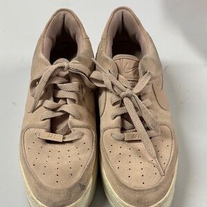 Nike Pink Suede Sneakers